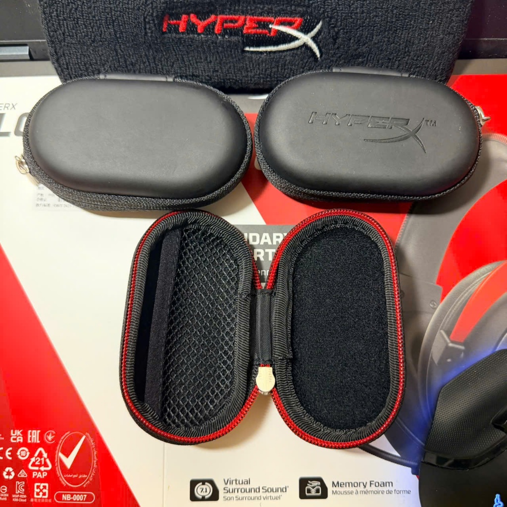 กล่องป้องกันหูฟัง Hyperx เหมาะสําหรับหูฟัง inear/earbuds