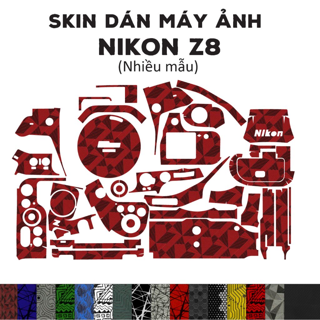 สติ๊กเกอร์ 3M Skin สําหรับ Nikon Z8 (หลายรุ่น) | ฟิล์มกันรอยสําหรับตัว Nikon Z8