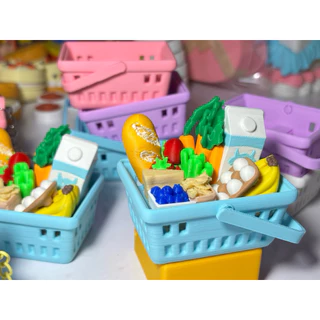 SUPER CUTE 3D PRINTED MINI SUPERMARKET BASKET KEYCHAIN/DECOR MODEL