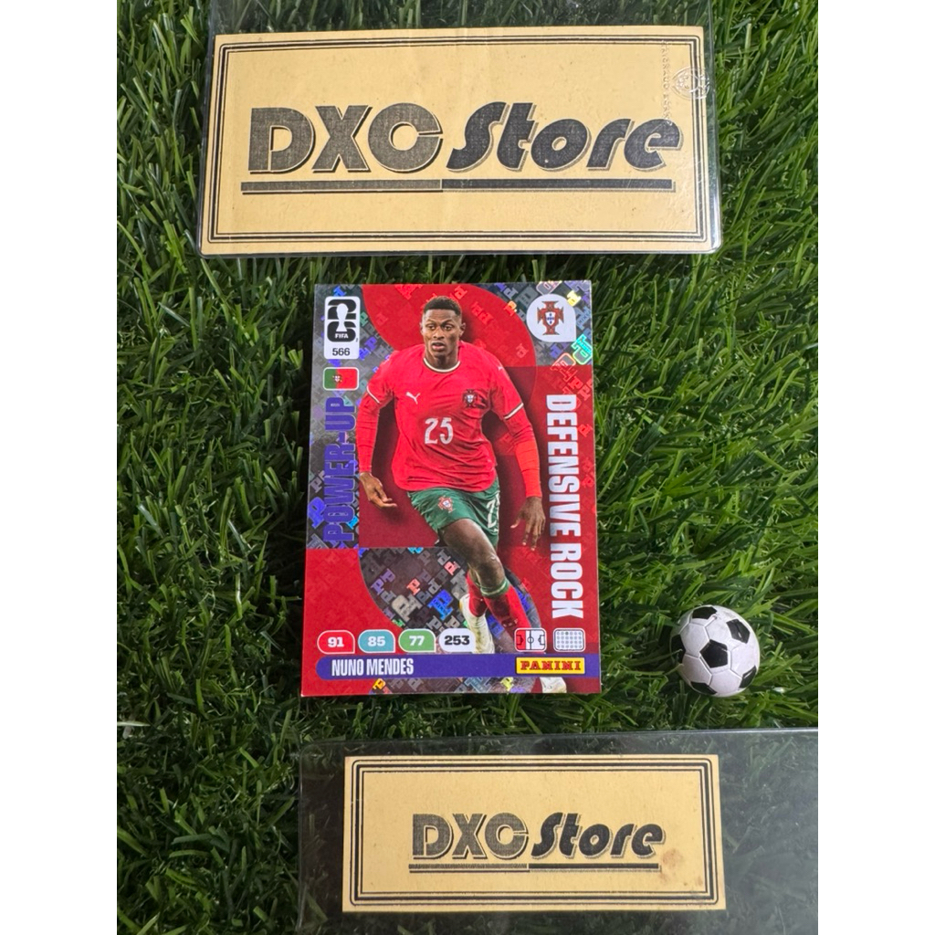 [ ของแท้ ] - DEFENSENIVE ROCK - PANINI ADRENALYN XL WORLD CUP 2026 - NUNO MENDES (พอร์ต)