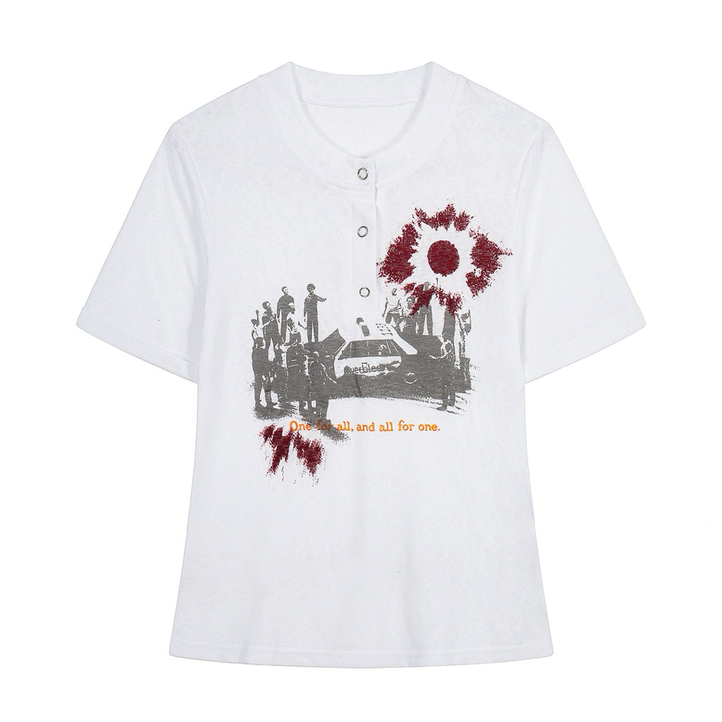 [ TRYST ] เสื้อยืดทรงสลิม VER 6322