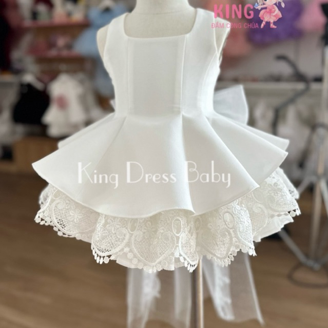 Trieu Lo Tu ชุดชุดเจ้าหญิงเด็กผู้หญิง + กระโปรงบานลูกไม้ | Sweet Style Like Kingwu ไอดอลจีน