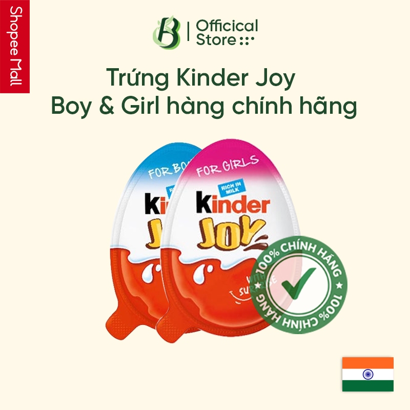 ไข่ Kinder Joy Boy & Girl สินค้านําเข้าของแท้ - B&B Vietnam