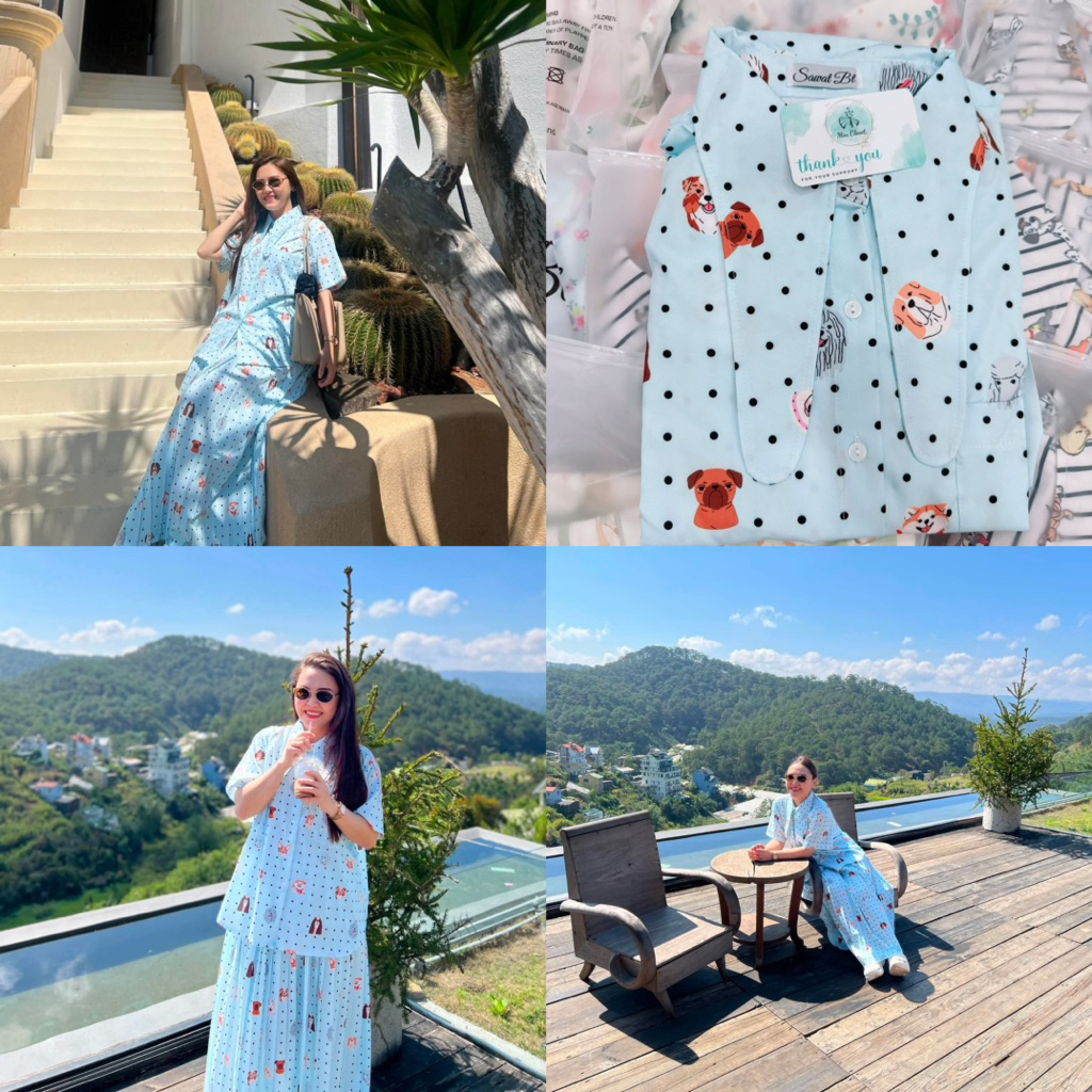 Min Closet Set ชุดการ์ตูนจาก Sawat ในประเทศไทย ผ้าไหมเท่ๆ ฟรีไซส์