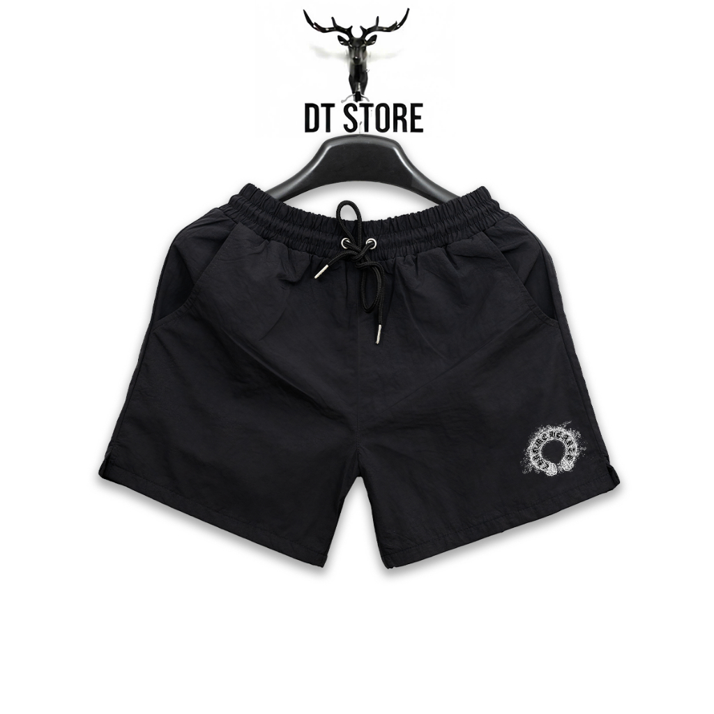 กางเกงขาสั้นโลโก้ CHROME HEARTS HORSESHOE - DT STORE - SHCH011