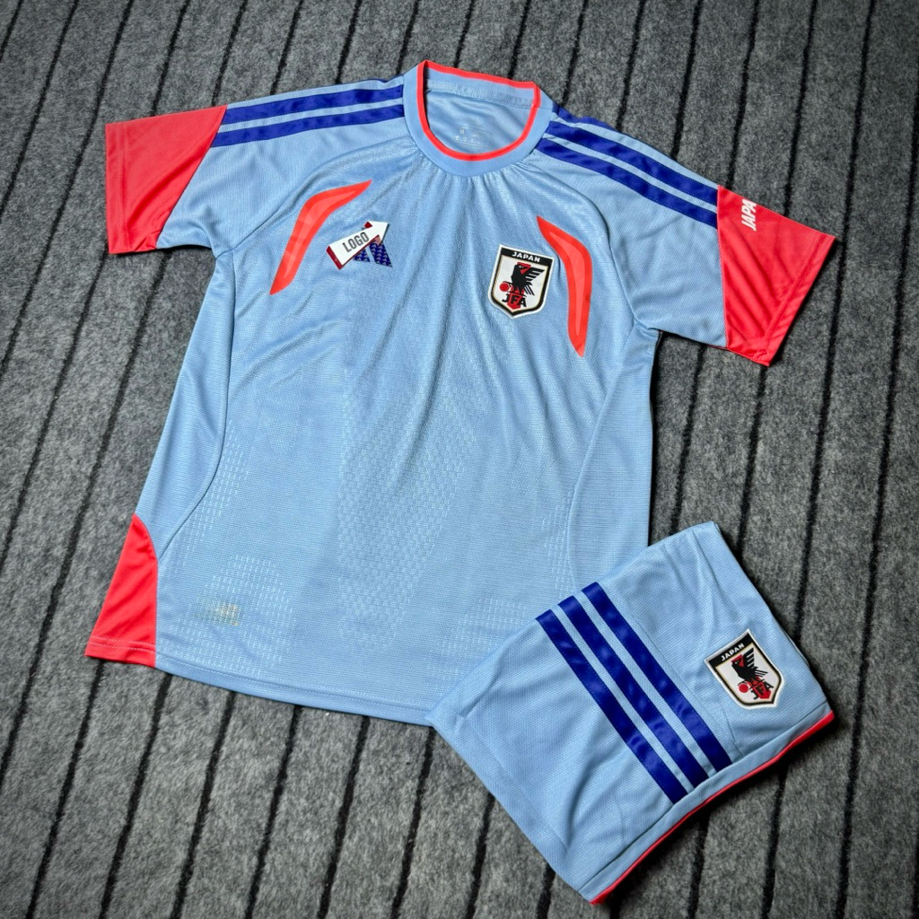 ชุดบอล Japan Away 2025 ผ้าโพลีเอสเตอร์ไทยคุณภาพสูง