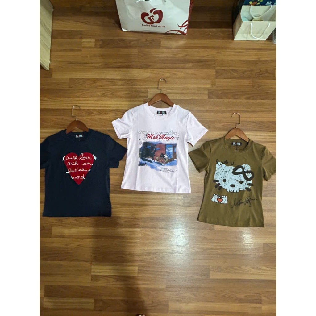 เสื้อยืด qccc msk baba ของแท้พร้อมภาพคอทสมัยใหม่