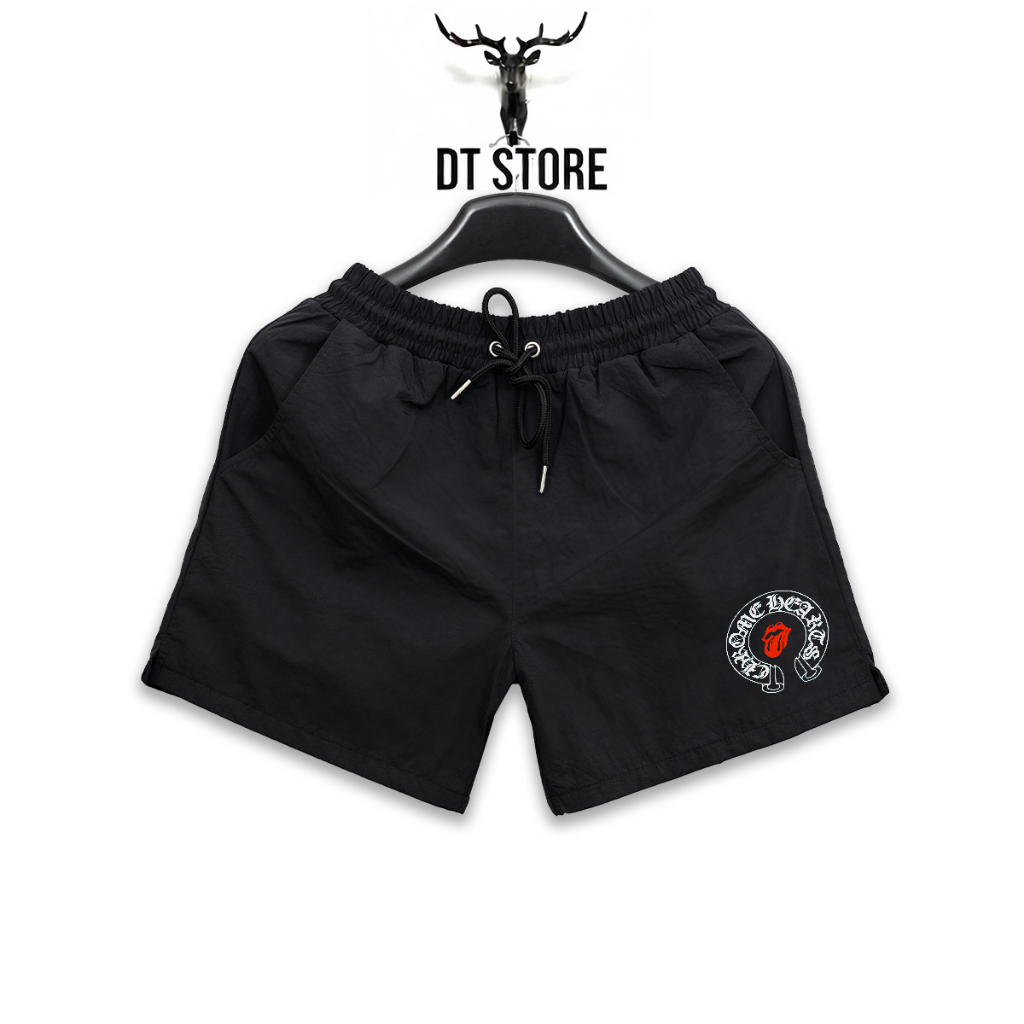 กางเกงขาสั้นโลโก้ CHROME HEARTS LIPS - DT STORE - SHCH020