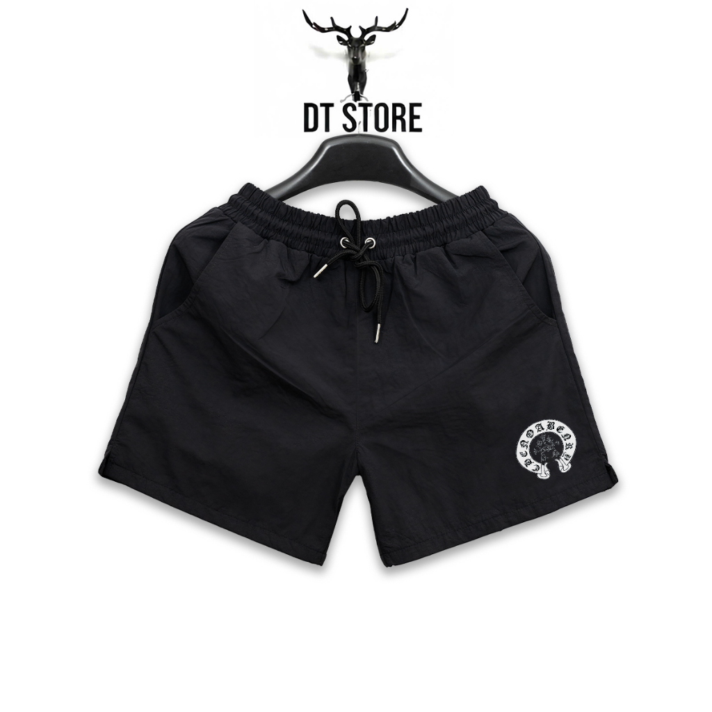 กางเกงขาสั้นโลโก้ CHROME HEARTS HORSESHOE - DT STORE - SHCH041