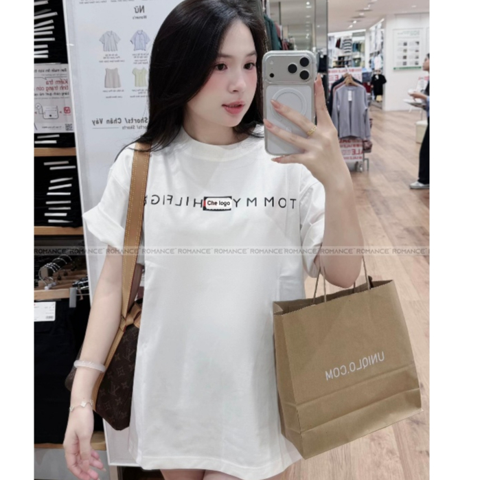 T0 เสื้อยืด MMI Basic Chest ใหม่ 2026 Unisex ผู้ชายและผู้หญิงหลวม Format ผ้า 260gsm ROMANCE STUDIO F