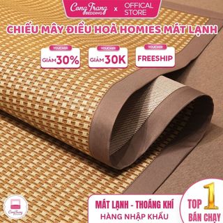 Chiếu Mây Điều Hoà CongTrang Bedding PHONG ANH Loại Dầy Sợi Mây Tổng Hợp Cao Cấp, Chiếu Điều Hòa