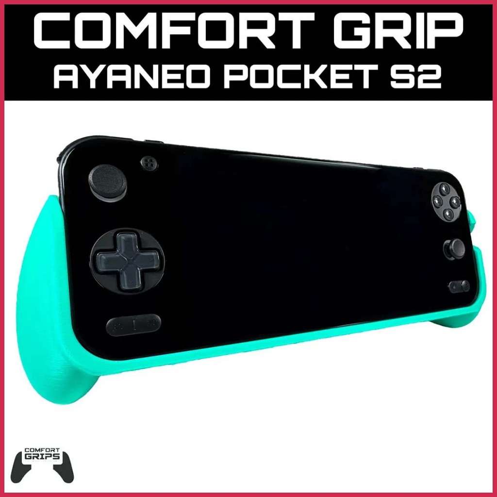 ฝาครอบด้ามจับตามหลักสรีรศาสตร์คุณภาพสูงสําหรับคอนโซลเกม AyaNeo Pocket S2 - ตัวเลือกหลายสี
