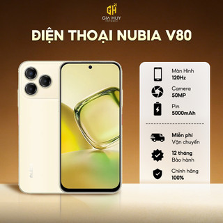 [BẢO HÀNH 12 THÁNG] Điện Thoại Nubia V80 Design (4GB/128GB) - Màn Hình 120Hz, Camera 50MP, Pin 5000mAh - Hàng Chính Hãng
