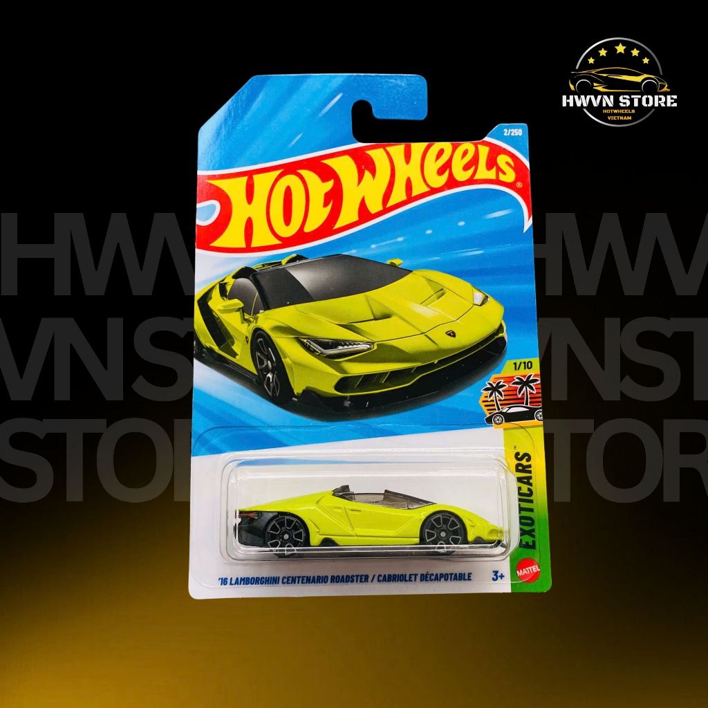 Miniverse - Green Hotwheels 16 Lamborghini Centenario Roadster