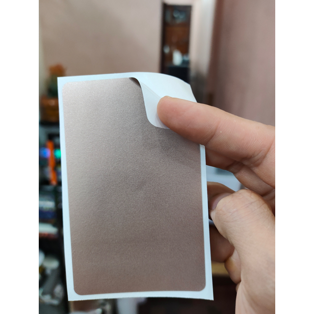 สติ๊กเกอร์ทัชแพดและแทร็กแพดพิงค์โกลด์ สําหรับแล็ปท็อป (MESSAGE MACHINE NAME TO APPLY THE SHOP)