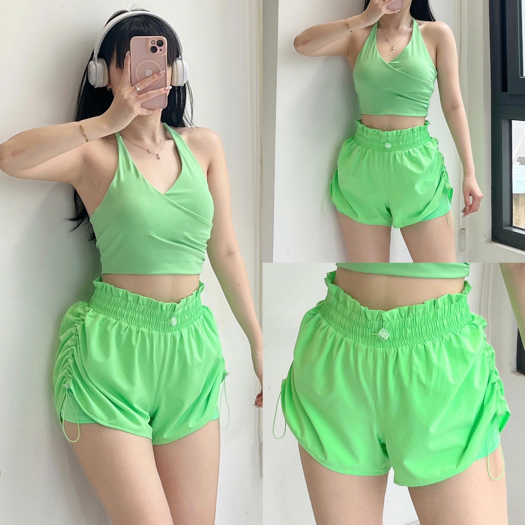 SIDE DRAWN BOXER PANTS QN05 (ODD PANTS WITH SHIRT - POLLY INSIDE LAYER, UMBRELLA OUTSIDE LAYER - SUI