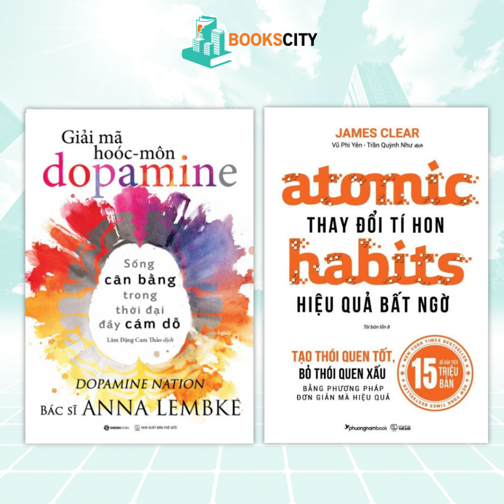 หนังสือ Combo - ถอดรหัส Dopamine + Atomic Habits