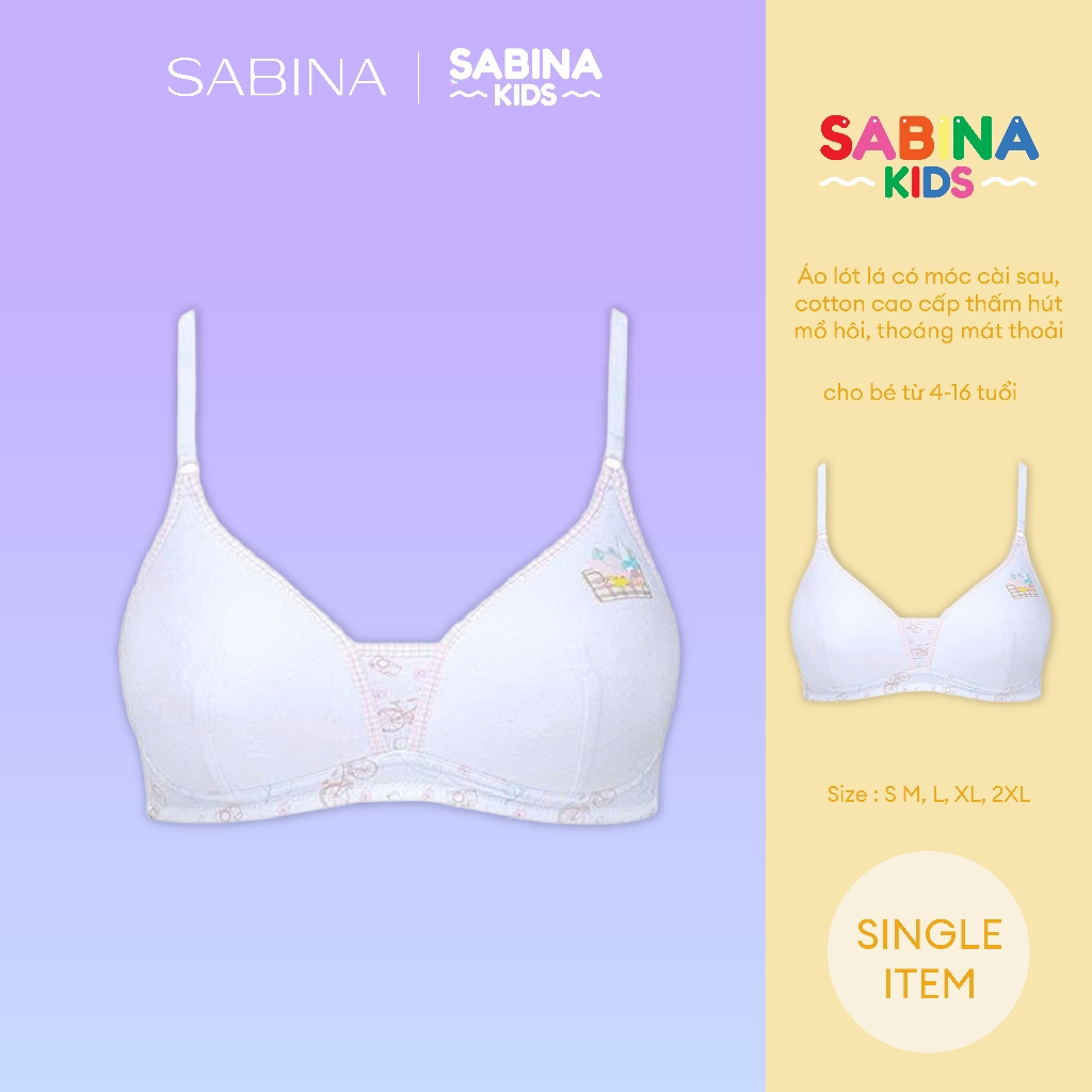Cool Teen By Sabina White Thin Cushion Bra SBC520WH