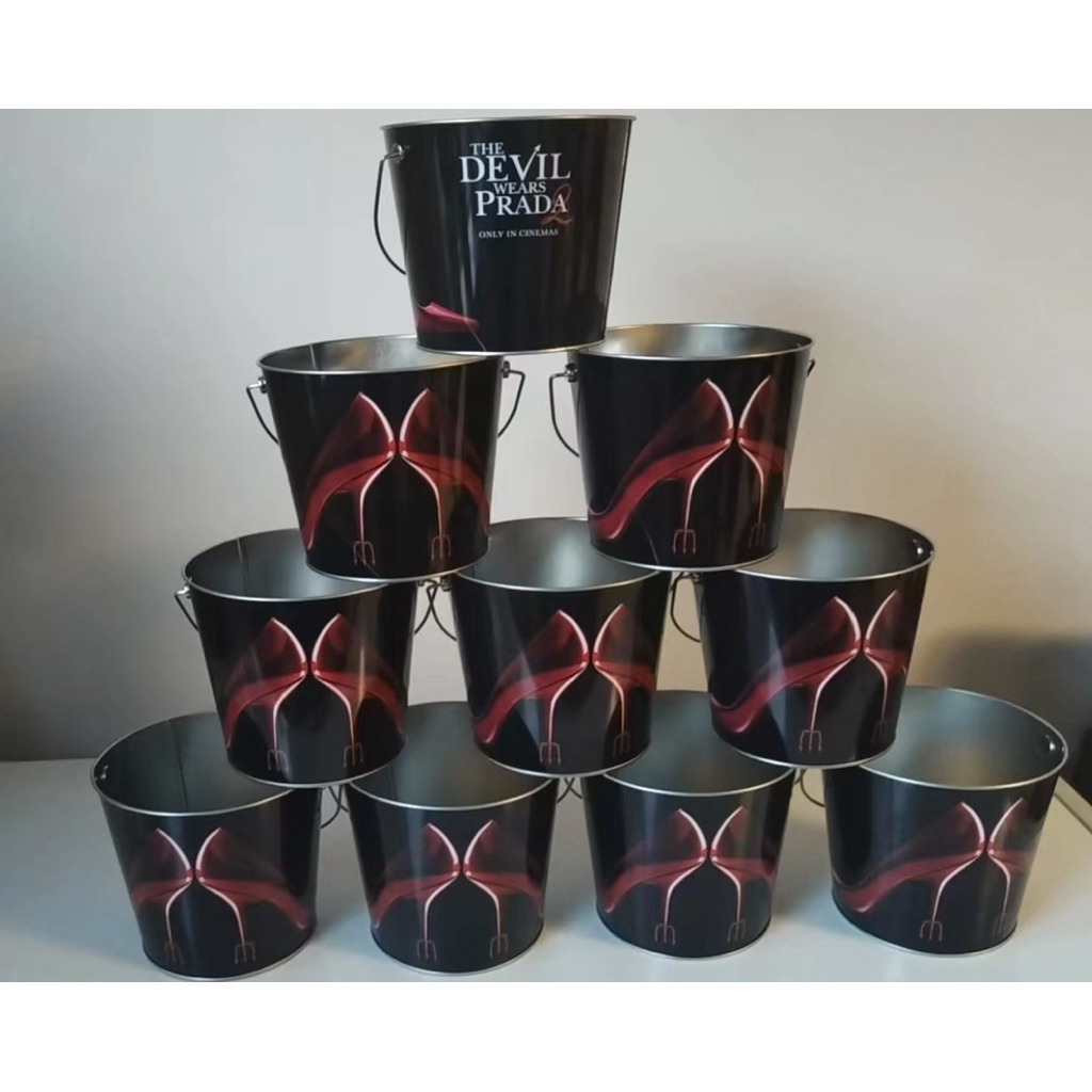 THE DEVIL WEARS PRADA 2 ของแท้ ZINC POPCORN BUCKET