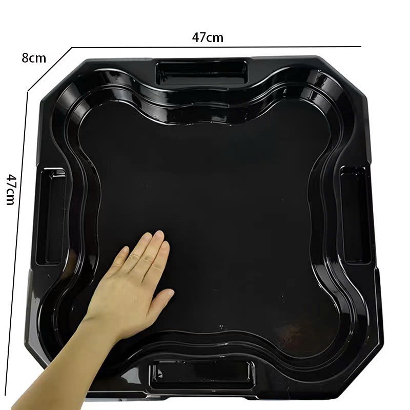 Square Black Turntable D= 47cm, Square Blue D=45cm - ของเล่นกระดานหมุนสําหรับเด็ก