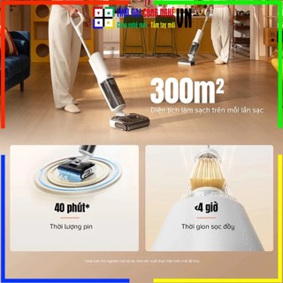 Máy Hút Bụi Lau Sàn Roborock F25 RT Gen 2 - Lực Hút 20000Pa - Làm Sạch Sát Mép - Sấy Khô Giẻ - Bảo Hành 24T Thời Đại Côn