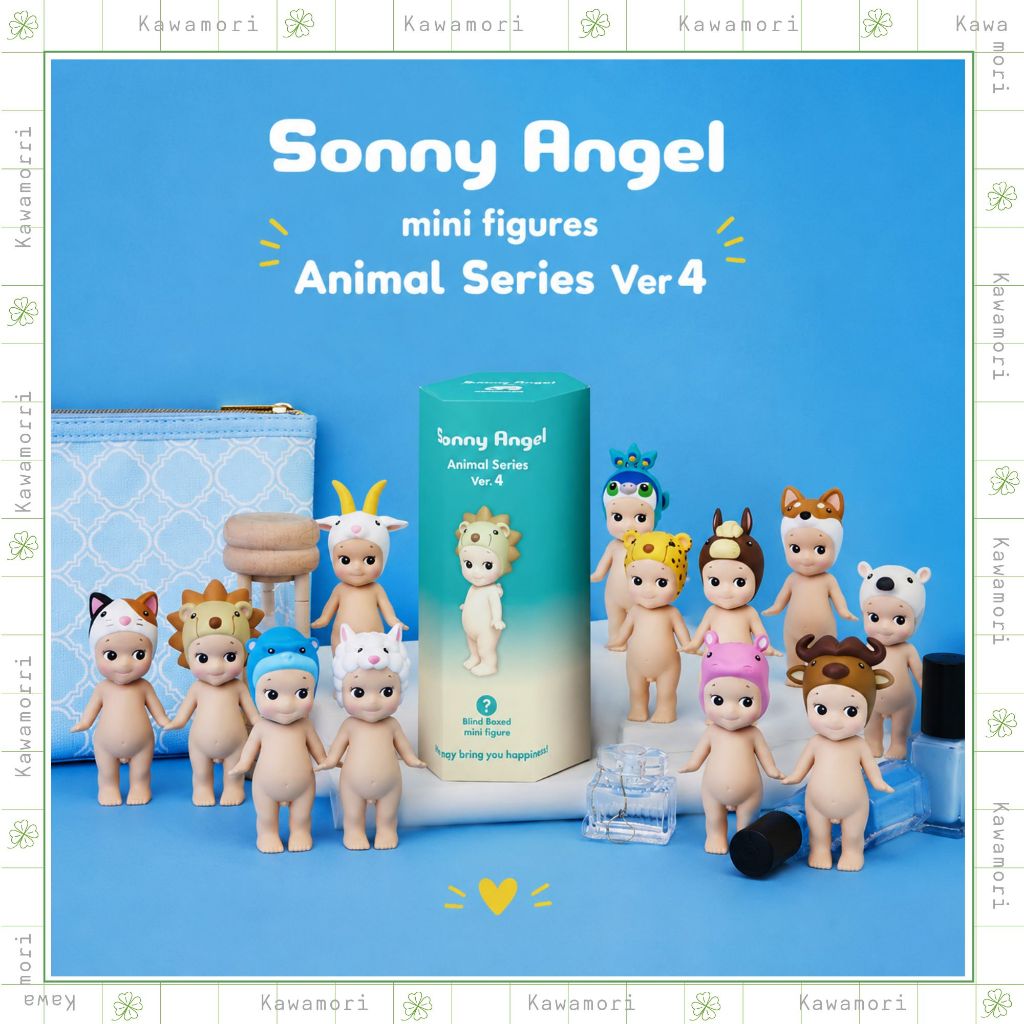 [ของแท้ Sonny Angel] Sonny Angel Animal Series Ver 4 model blind Box