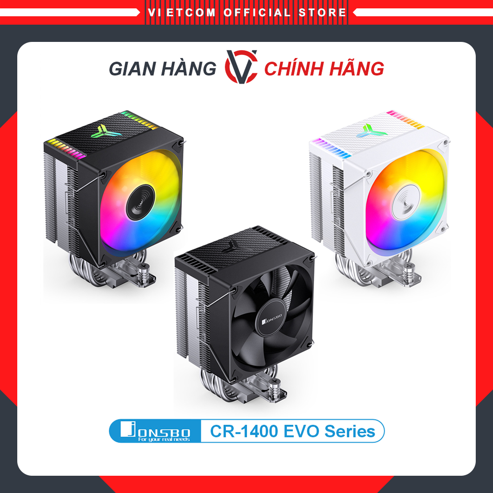 Jonsbo CR1400 Evo Series CPU Air Cooler - วางความร้อนฟรี