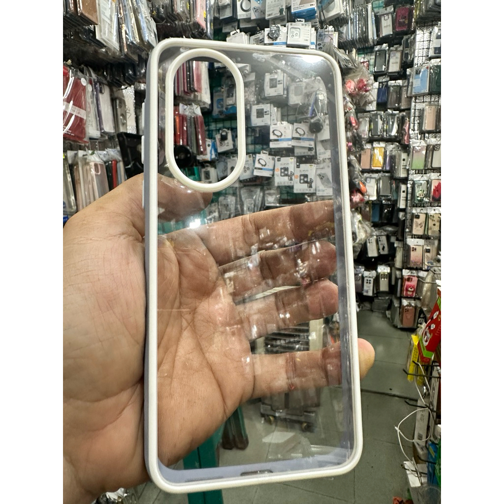 Huawei P50, เคสยืดหยุ่น Huawei P50Pro พร้อมด้านหลังพลาสติกใส
