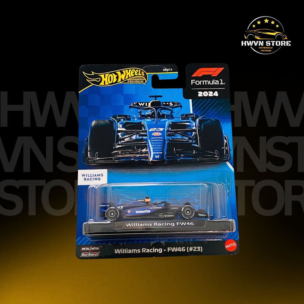 Miniverse - Hotwheels Premium F1 Williams Racing Model Car - Hotwheels Premium F1 Williams Racing Mo
