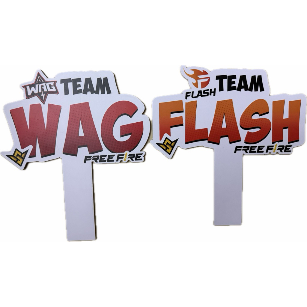 โต๊ะแฟลช Garena Free Fire Team WAG & Team