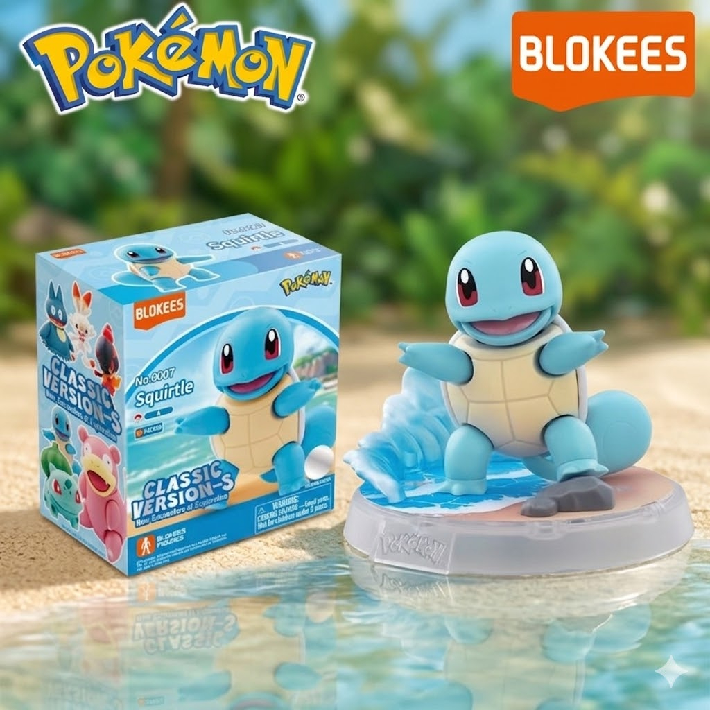Pokémon Squirtle Model – Blokees Classic Version CV-S ของแท้