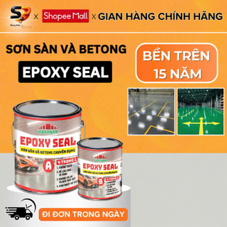 [HÀNG MỚI - CHẤT LƯỢNG MỚI] Sơn Sàn Và Nền Bê Tông Chuyên Dụng Epoxy Seal BONGKEE ( Bộ 1KG - 4KG )