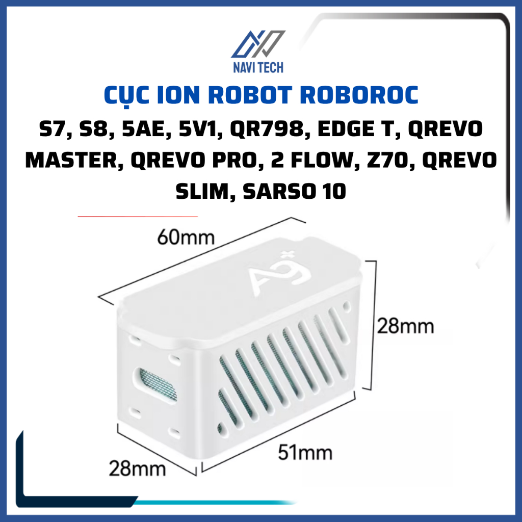 Ion Roboroc S7, S8, Qrevo pro, Qrevo master, 5AE, 5V1, QR798, Edge T, Saros 10, Z70, 2 Flow, Qrevo s