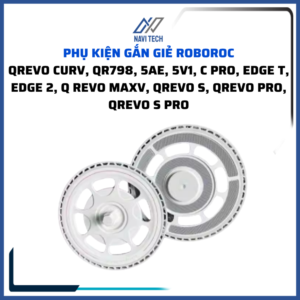 ติดเศษผ้าหุ่นยนต์ Roboroc Qrevo Curv, Qrevo S, Qrevo maxv, Qrevo pro, Qrevo s pro, QR798, 5V1, 5AE, 