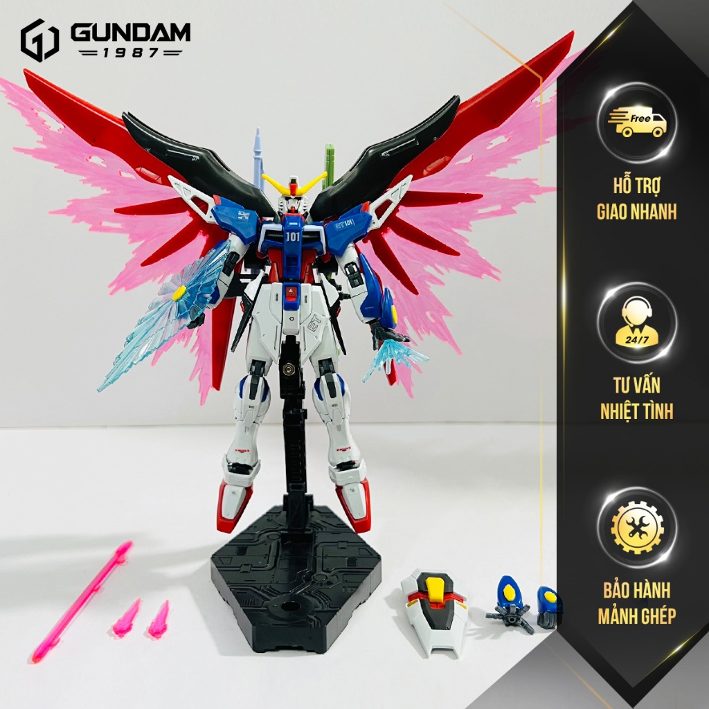 Destiny HG 1/144 GG Assembly Model - รวมฐาน