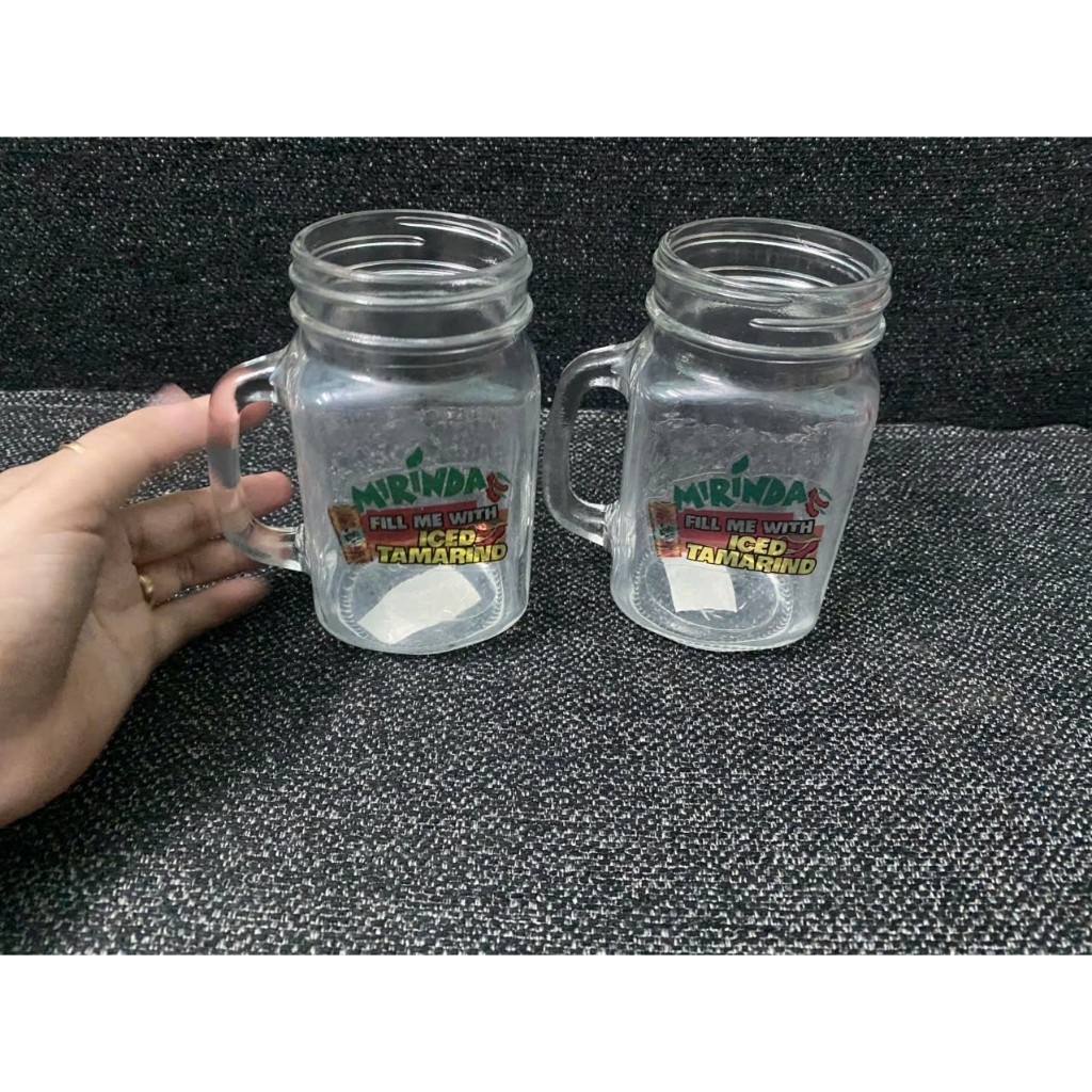 COMBO 2 ถ้วยแก้วพร้อมมือจับ (ไม่มีใบอนุญาต) 480ML MIRINDA GIFT