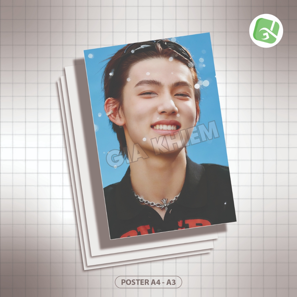 โปสเตอร์ Seonghyeon (P1) Eom Seong-hyeon moms Cortis  Gisha สีนอก The Lines