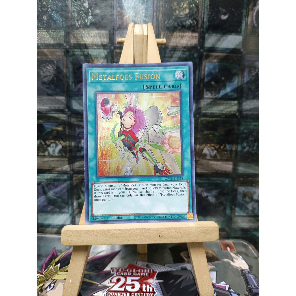 [ Do Lac Yugioh ] Mint90 Yugioh Spell Metalfoes Fusion Ultra Card
