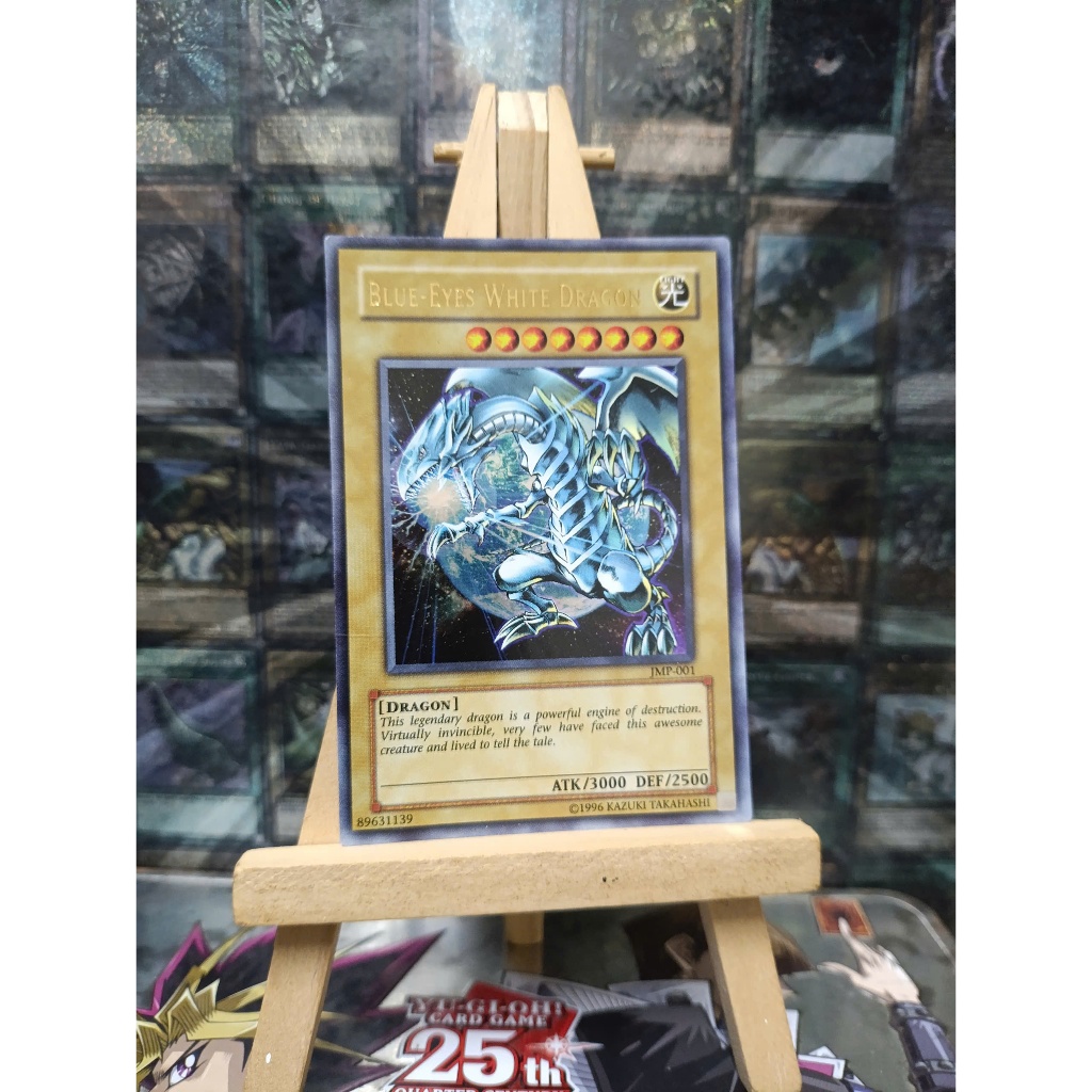 [ Do Lac Yugioh ] การ์ด Mint90 Yugioh Monster Blue-Eyes White Dragon (JMP-001) - โปรโมชั่นนิตยสาร Sh