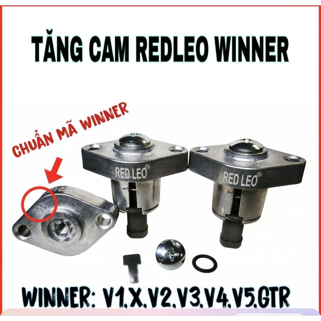 เพิ่มแคม redleo honda winner x,v1,v2,v3,v4,v5-R