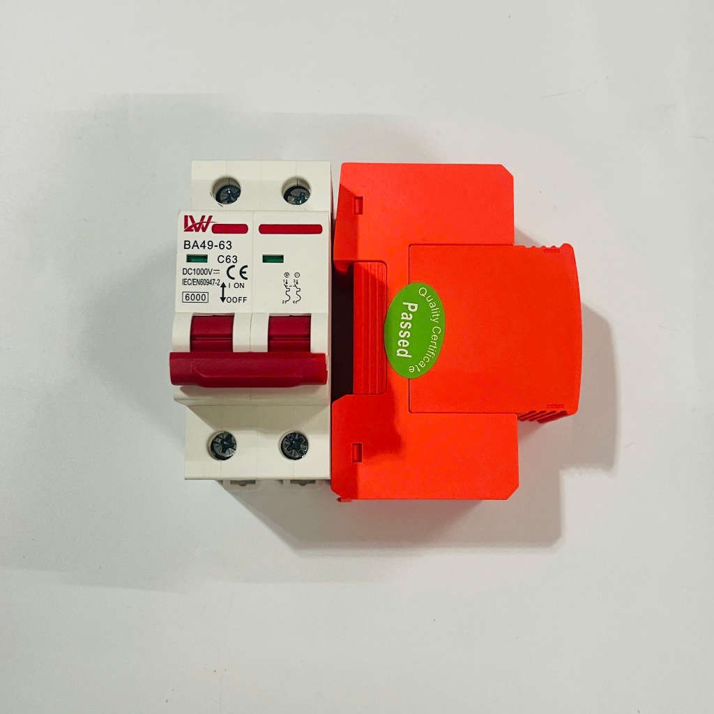 ป้องกันไฟกระชาก LW SPD DC 2P 1000VDC - ป้องกันฟ้าผ่า DC, CB DC