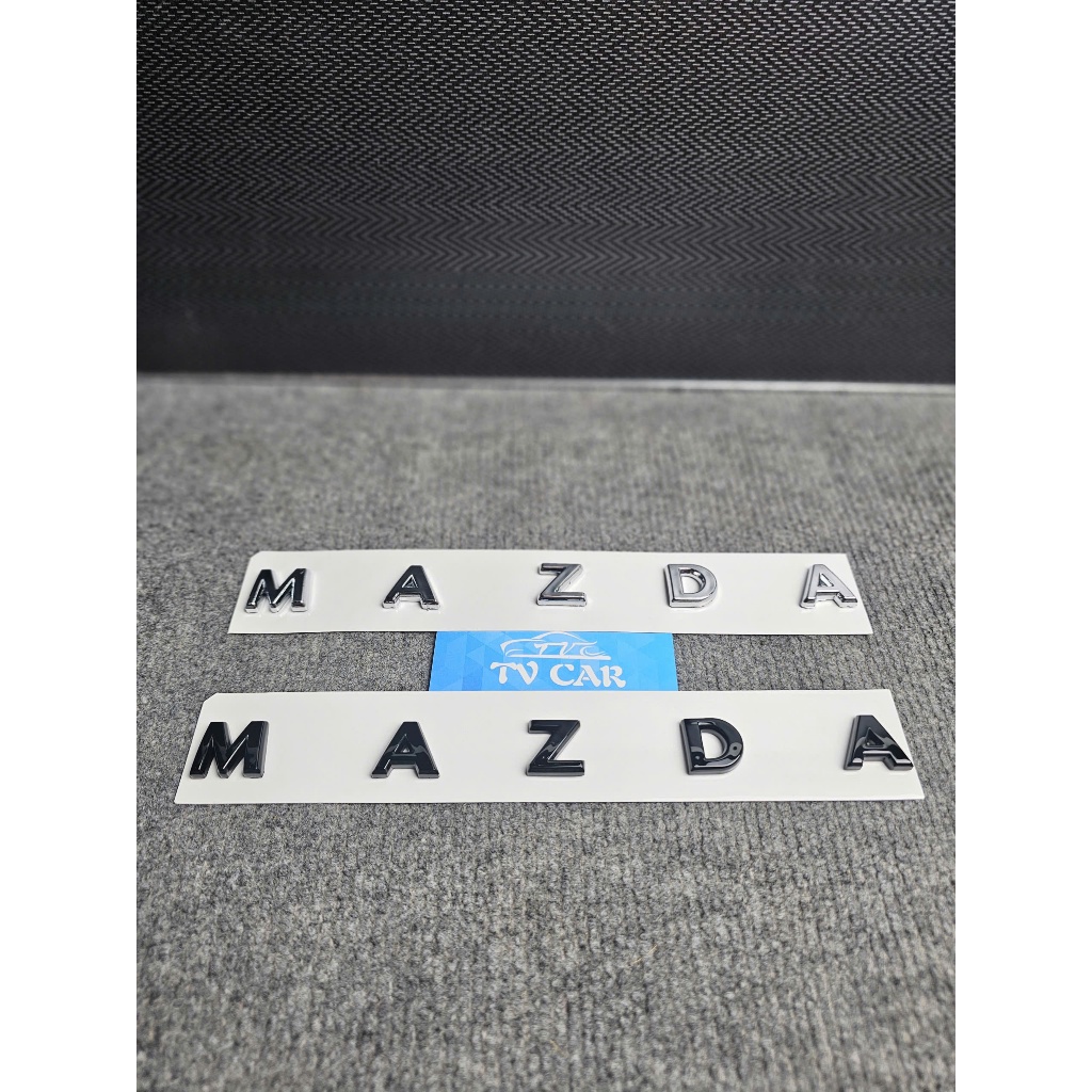 ตัวอักษรนูน Mazda ใช้สําหรับ Mazda 2, 3, 6, CX-3, CX-5, CX-8, CX-30, CX-60, CX-90, MX-5