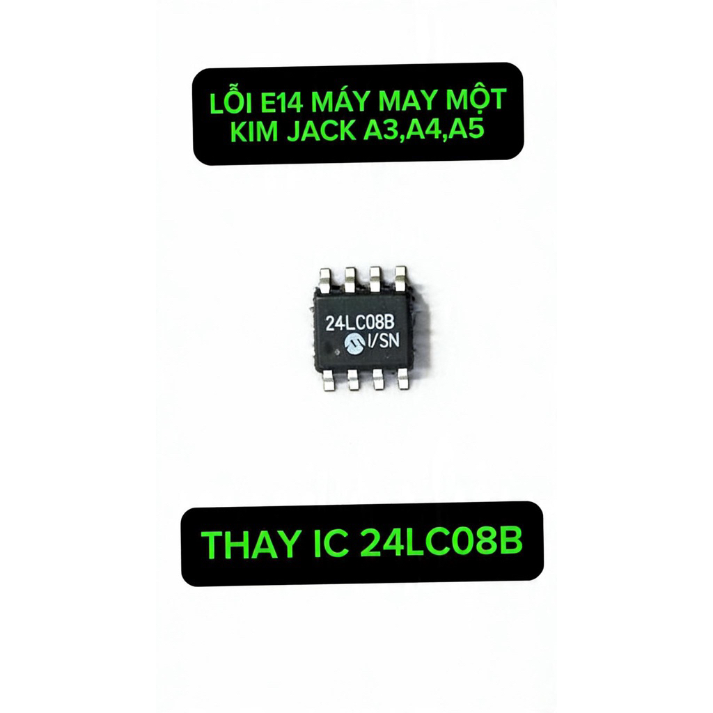 ERROR E14 JACK A3,A4,A5 ตัวแทนจําหน่ายเครื่องจักรชิ้นเดียว iC 24LC08B PRE-PLATED