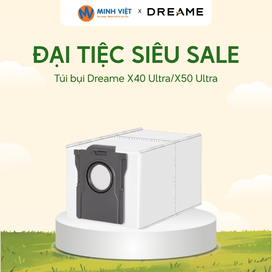 [ของขวัญ NOT ขายแล้ว] Dreame X40 Ultra/ Dreame X50 Ultra ถุงเก็บฝุ่นสําหรับเครื่องดูดฝุ่นหุ่นยนต์ - 