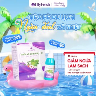 Dung Dịch Vệ Sinh Phụ Nữ LilyFresh An Toàn Dịu Nhẹ, Muối Vệ Sinh Hỗ Trợ Giảm Mùi Nấm Ngứa