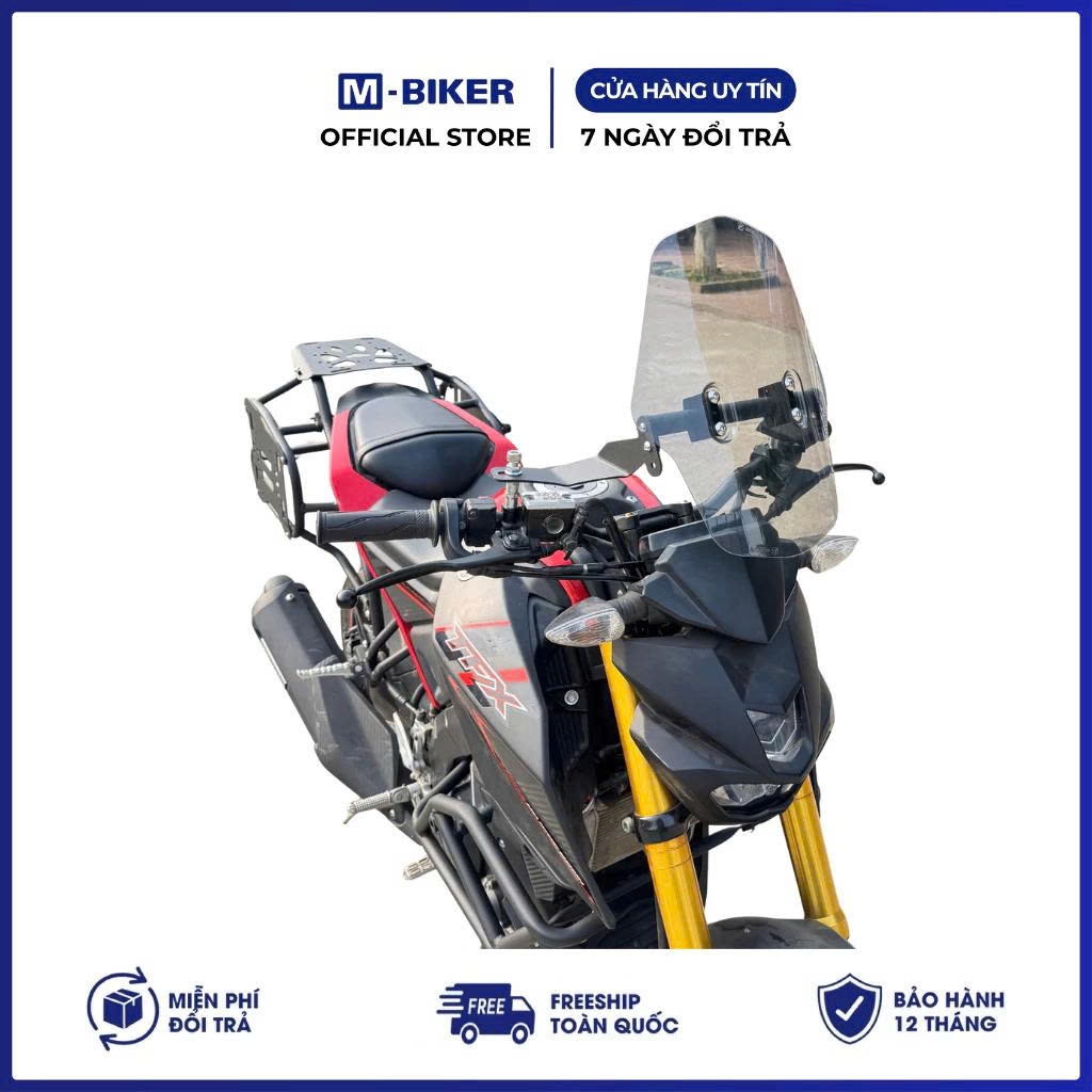 TFX M-Biker กระจกบังลมสําหรับ tfx M-Biker ติดตั้งแบบเดิม สะดวก และเรียบร้อย