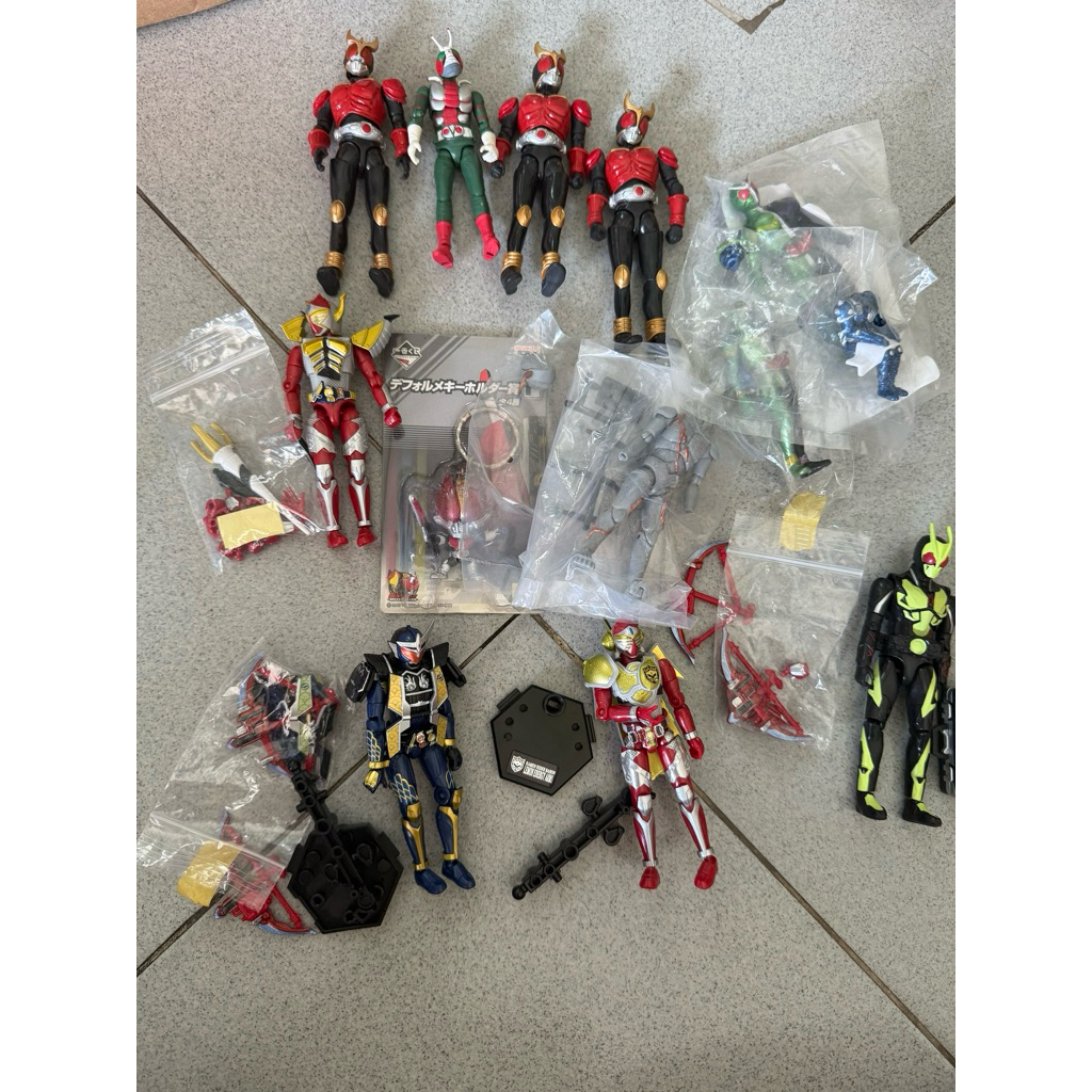 โมเดล Kamen Rider Shodo - โมเดลยา - Kuuga - Zio - Gaim