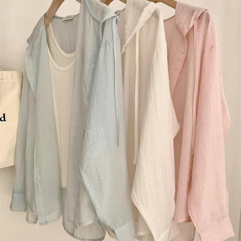 Oni.Shop_Basic Thin เสื้อแจ็คเก็ตมีฮู้ด