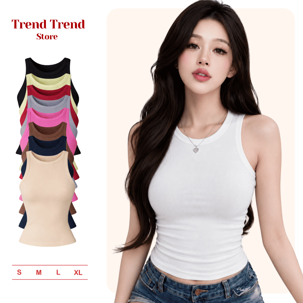 เสื้อกล้ามผู้หญิง VER 2 _TREND STORE เสื้อกล้ามผู้หญิงเพื่อการฝึกอบรมที่สะดวกสบายและออกไป