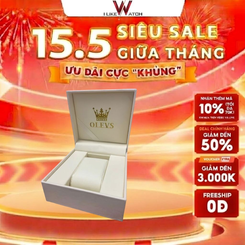 กล่องนาฬิกาแบรนด์ Olevs